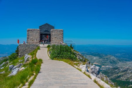 Njegos-Mausoleum im Lovcen-Nationalpark in Montenegro