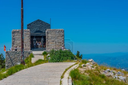 Mausoleo de Njegos en el Parque Nacional Lovcen en Montenegro