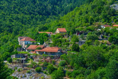 Rijeka Crnojevica village in Montenegro