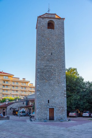 Photo for Sahat kula tower in capital of Montenegro Podgorica - Royalty Free Image