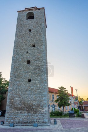 Sahat Kula Turm in Montenegros Hauptstadt Podgorica