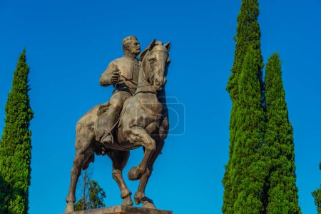 Téléchargez les photos : Statue du roi Nikola i à Podgorica, Monténégro - en image libre de droit