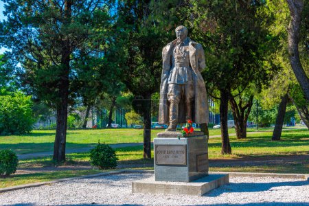 Statue of Josip Broz Tito in podgorica, Montenegro