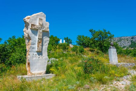 Denkmal für Marko Ivanovic bei Medun in Montenegro