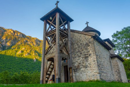 Photo for Sunset view of Monastery Dobrilovina in Montenegro - Royalty Free Image