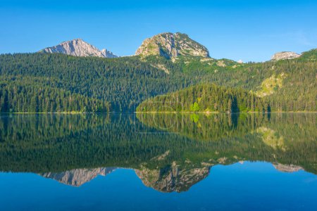 Crno Jezero aka Schwarzer See im Durmitor Nationalpark in Montenegro