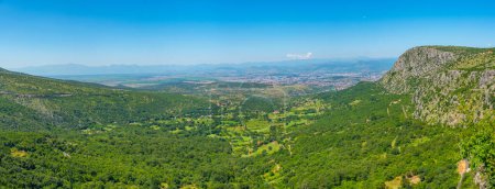 Vue panoramique de Podgorica capitale du Monténégro