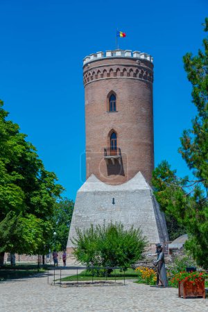 Chindia Tower at the royal court of Targoviste in Romania