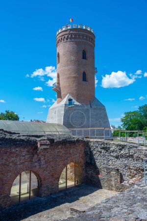 Torre Chindia en la corte real de Targoviste en Rumania