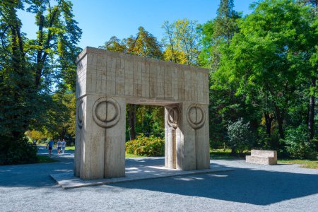 Das Tor des Kusses in der rumänischen Stadt Targu Jiu