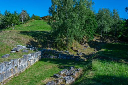 Die dakische Festung Costesti in den Orastie-Bergen in Rumänien
