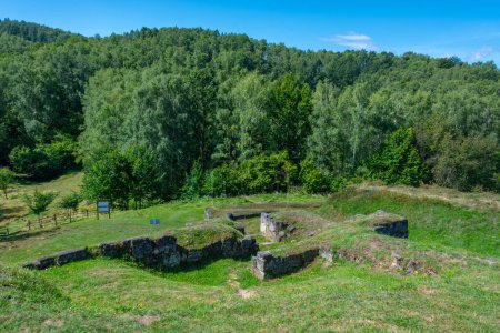 Die dakische Festung Blidaru in den Orastie-Bergen in Rumänien