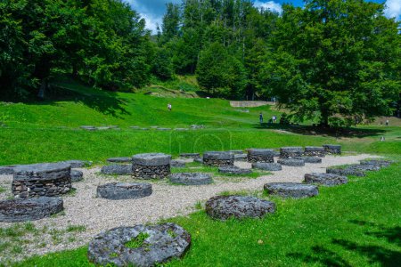 Dacian spiritual site Sarmizegetusa Regia in Romania