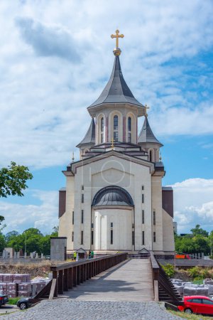Foto de Resurrección del Señor Catedral Episcopal en Oradea, Rumania - Imagen libre de derechos