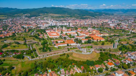 Vue panoramique de la ville roumaine Alba Iulia