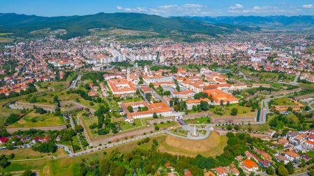 Vue panoramique de la ville roumaine Alba Iulia