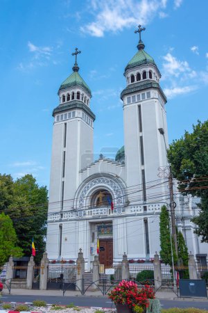 Foto de Iglesia de Michaelmas en la ciudad rumana Medias - Imagen libre de derechos