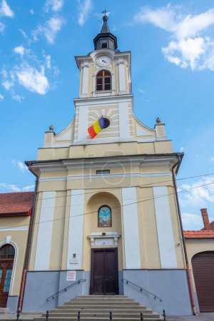 Foto de Iglesia greco-católica en la ciudad rumana Medias - Imagen libre de derechos