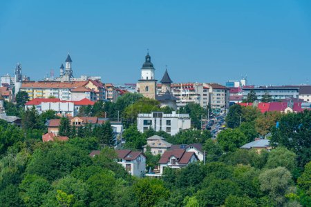Blick auf die rumänische Stadt Suceava