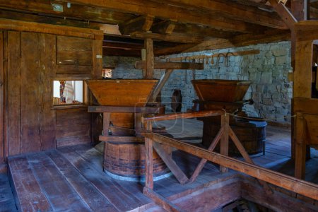 Water mill at Bucovina Village Museum in Suceava, Romania