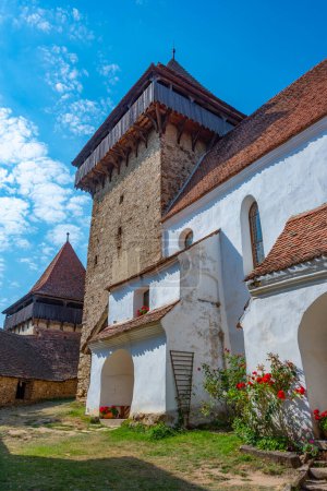 Fortified church in Romanian village Viscri
