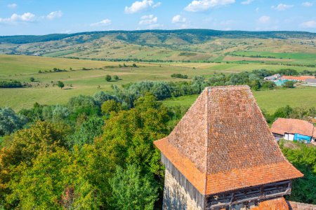 Befestigte Kirche in rumänischem Dorf Viscri