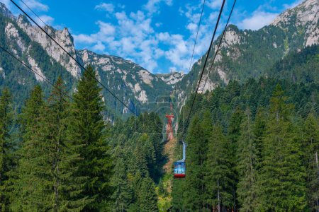 Busteni-Babele cable car in Romania