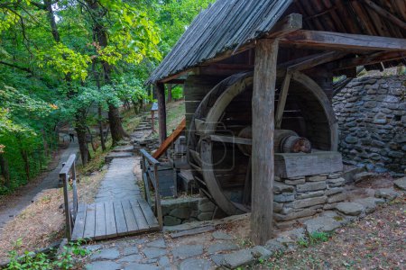 Water mill at the Dimitrie Gusti National Village Museum in Romanian capital Bucharest