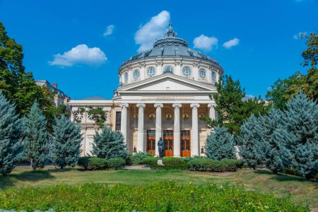 The Romanian Athenaeum in Bucharest, Romania