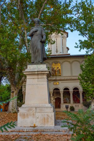 Statue of Constantin Brancoveanu in Bucharest, Romania