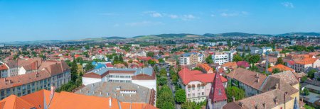 Panorama view of Romania town Targu Mures