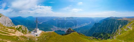 Heroes' Cross on Caraiman Peak in Romania