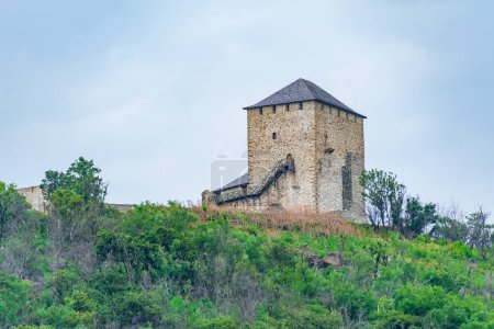 Vrsac castle in Serbia during summer