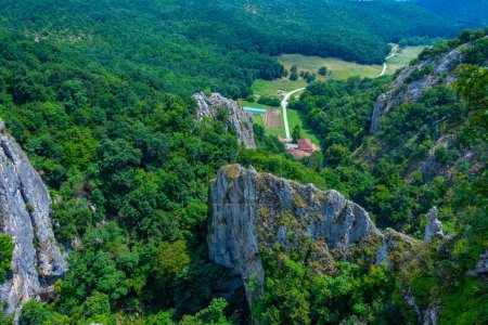 Natürliche Landschaft der Tore von Vratna in Serbien