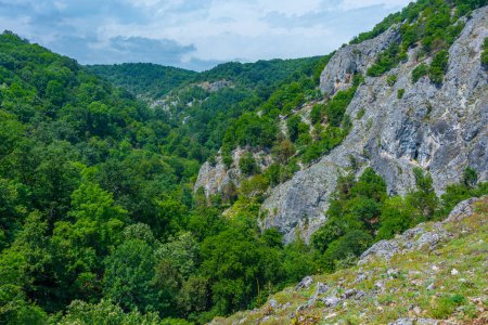 Natural landscape of Vratna gates in Serbia