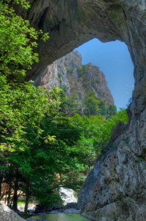 Paysage naturel des portes Vratna en Serbie