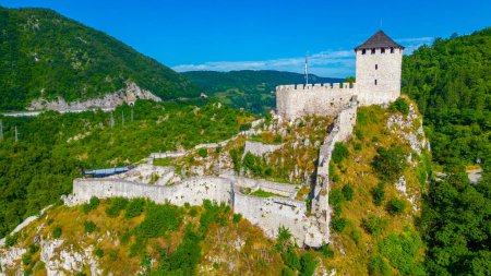 Altstadt-Festung in der serbischen Stadt Uzice