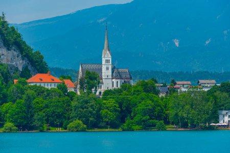 Parish church of Saint Martin in Bled, Slovenia