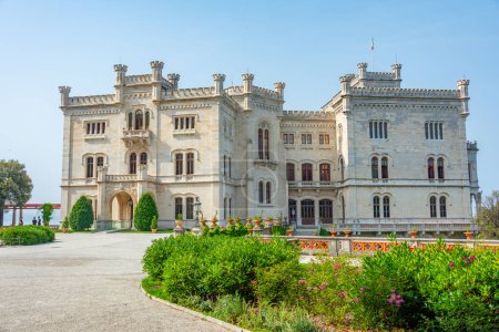 Photo for Castello di Miramare in Italian town Trieste - Royalty Free Image