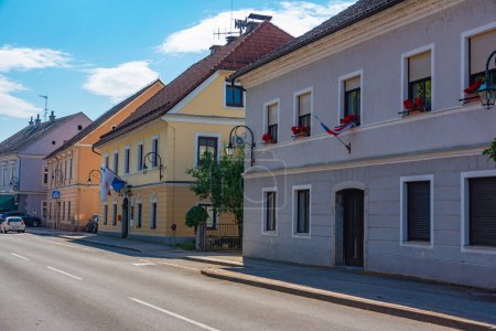 Día soleado en Kostanjevica na Krki en Eslovenia