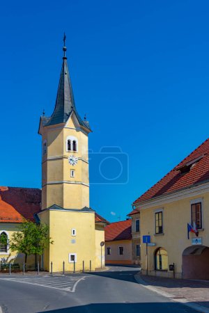 Photo for Saint Nicholas church at Kostanjevica na Krki in Slovenia - Royalty Free Image