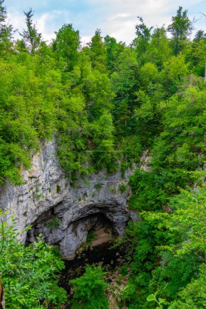 Photo for Natural bridge at Rakov Skocjan natural park in Slovenia - Royalty Free Image