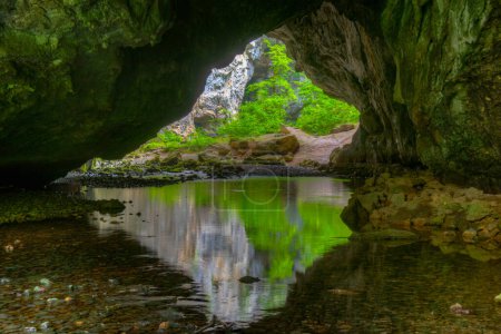 Zeljske jamy Höhlen im Naturpark Rakov Skocjan in Slowenien