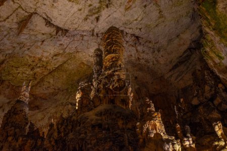 Téléchargez les photos : Formations géologiques dans la grotte de Postojna en Slovénie - en image libre de droit