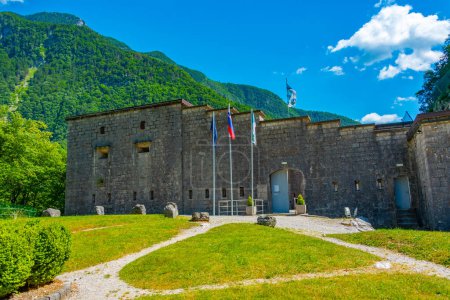 Kluze fortress in Slovenia viewed during a sunny day