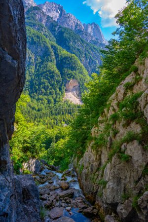 Téléchargez les photos : Printemps de la rivière Soca en Slovénie - en image libre de droit