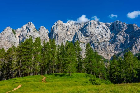 Photo for Panorama view of the north face of Prisank, Slovenia - Royalty Free Image