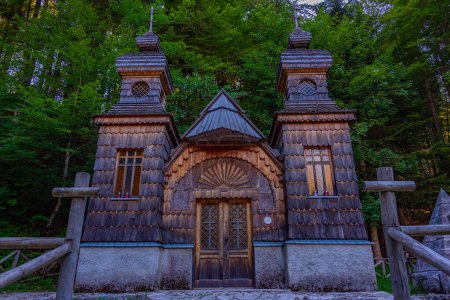 Russische Kapelle auf dem Vrsic-Pass in Slowenien