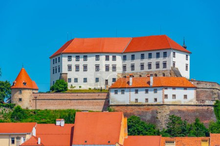 Castillo de Ptuj con vistas a la ciudad del mismo nombre en Eslovenia