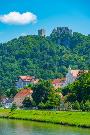 Photo for Riverside of Savinja in Slovenian town Celje - Royalty Free Image